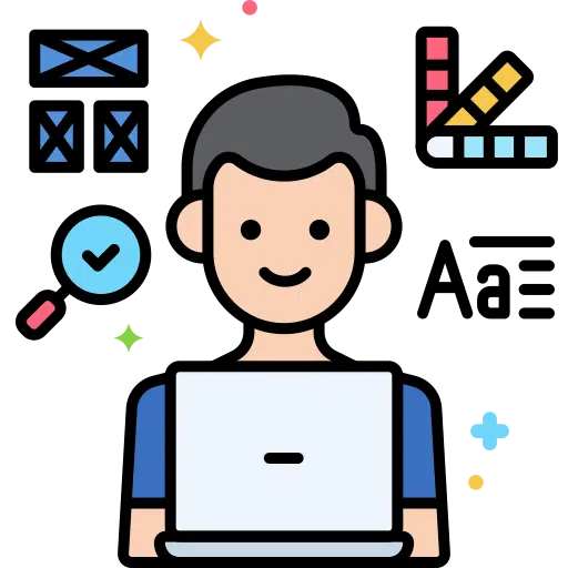 web-desing icono servicio tienda online