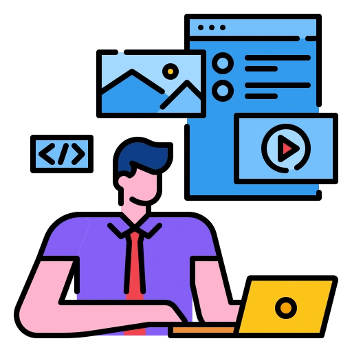 diseno-tienda-online persona sentada frente a su pc gestionando su tienda online